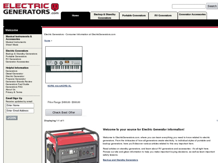 www.electricgenerators.com