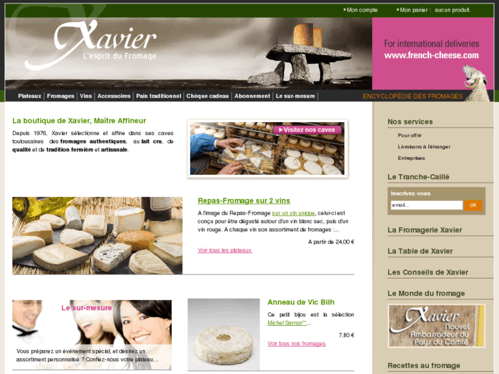 www.fromages-xavier.com