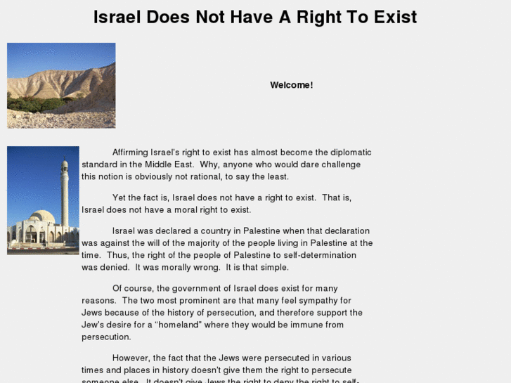 www.israeldoesnothavearighttoexist.org