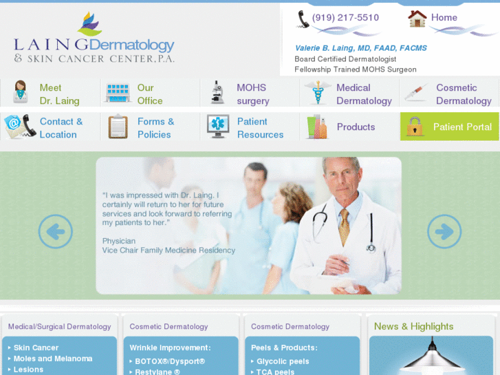 www.laingdermatology.com