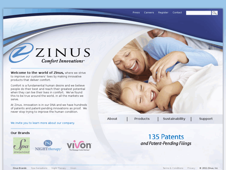 www.zinus.com