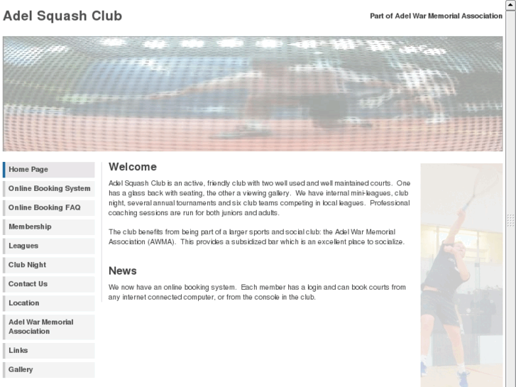 www.adelsquashclub.com