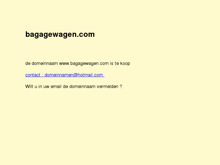 www.bagagewagen.com