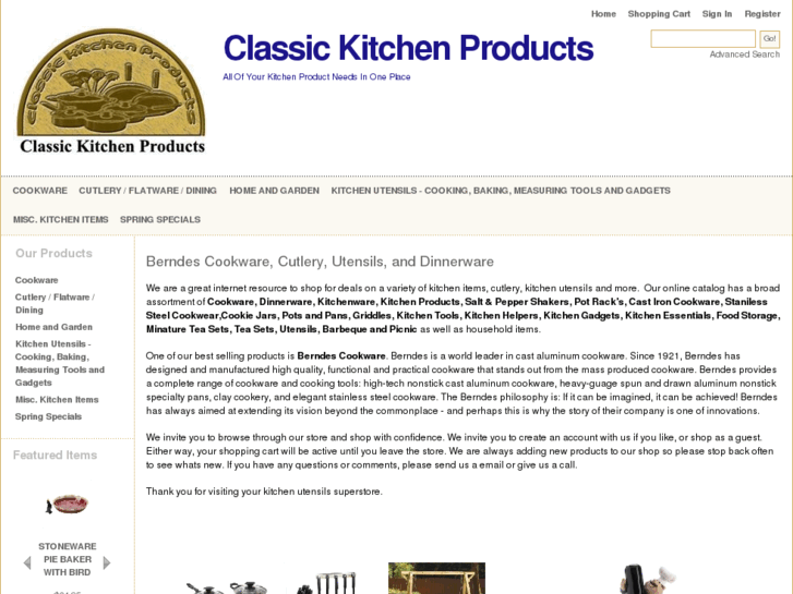 www.classickitchenproducts.net