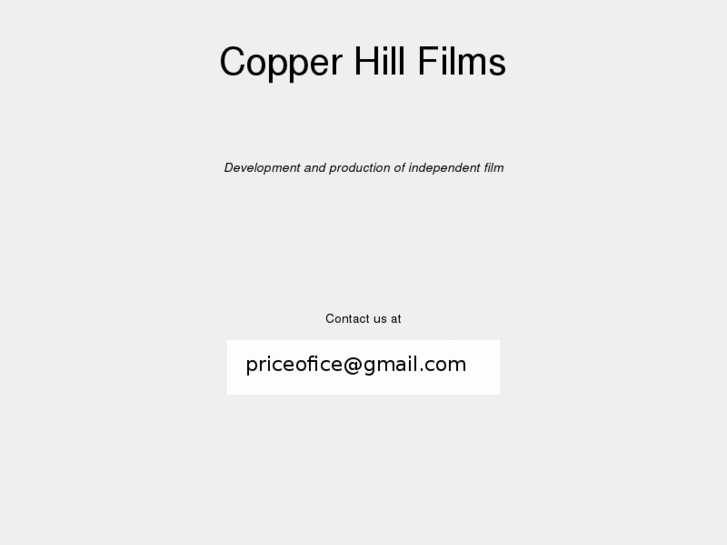 www.copperhillfilms.com