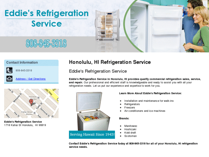 www.eddiesrefrigerationhawaii.com