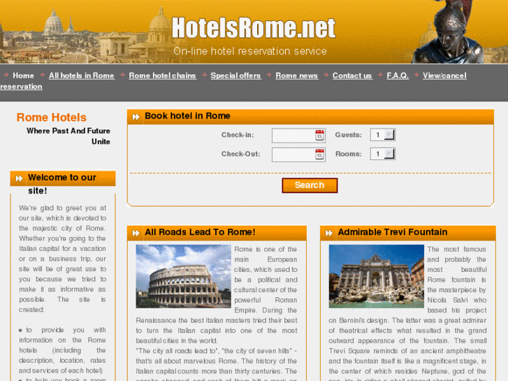 www.hotelsrome.net