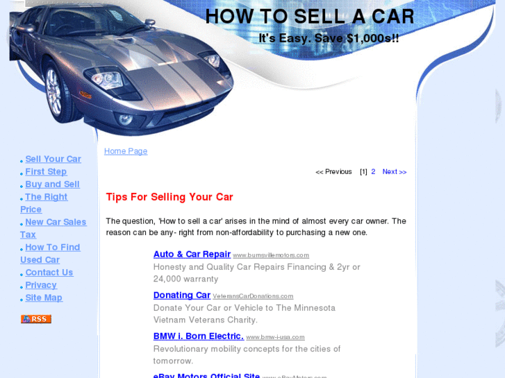 www.howtosellacar.info