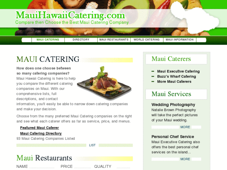 www.mauihawaiicatering.com