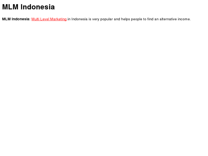 www.mlm-indonesia.com