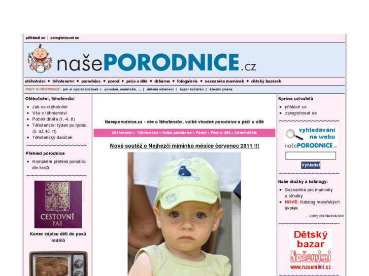 www.naseporodnice.cz