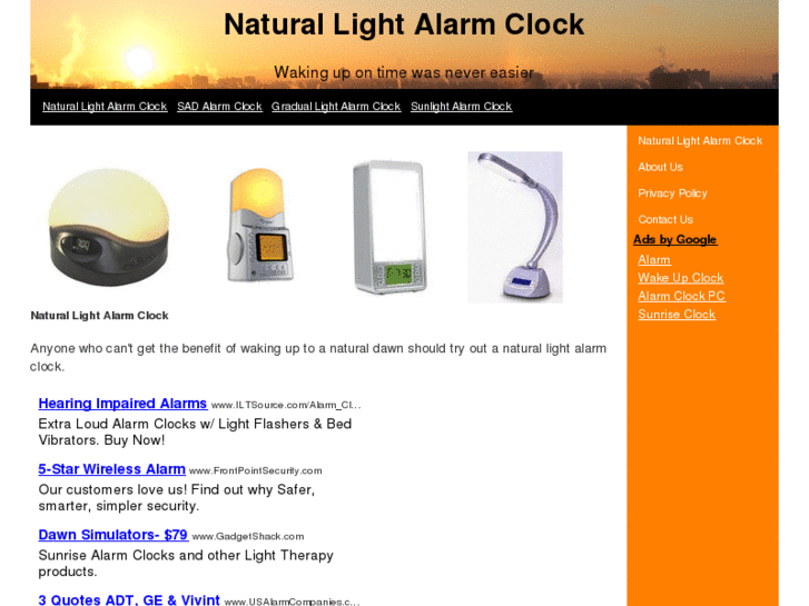 www.naturallightalarmclock.info