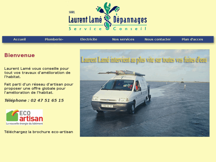 www.sarl-laurentlame.com