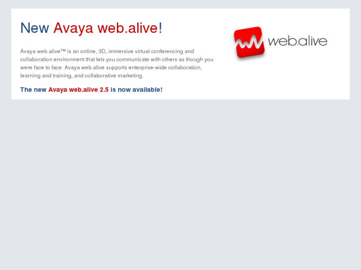 www.avayawebalive.com