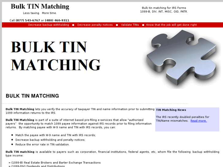 www.bulk-tin-matching.com