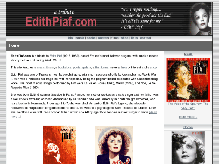 www.edithpiaf.com