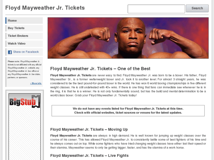 www.floydmayweatherjrtickets.com