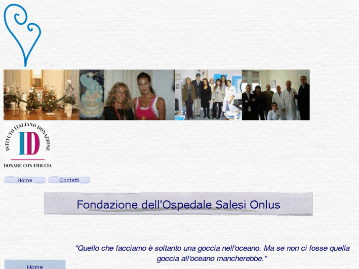 www.fondazioneospedalesalesi.it