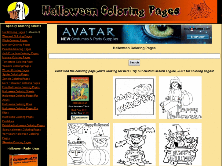 www.halloweencoloringpages.net