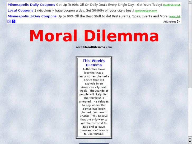 www.moraldilemma.com