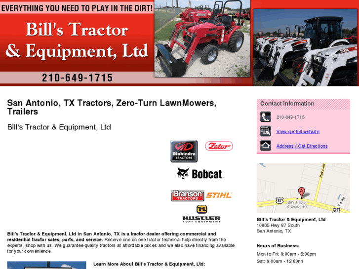 www.sanantonio-tractors.com