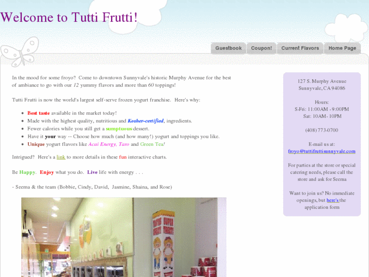 www.tuttifruttisunnyvale.com