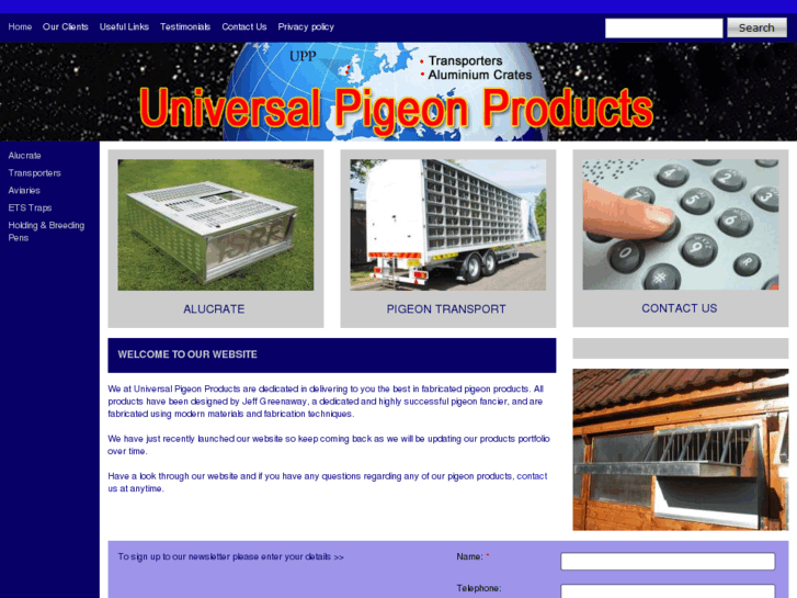 www.universalpigeonproducts.com