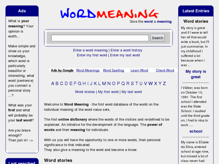 www.wordmeaning.net