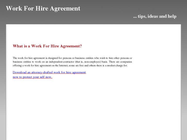 www.workforhireagreement.com