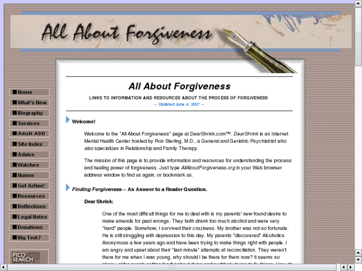 www.allaboutforgiveness.org
