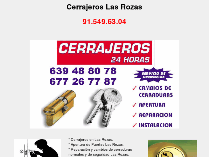www.cerrajerolasrozas.es