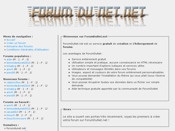 www.forumdunet.net