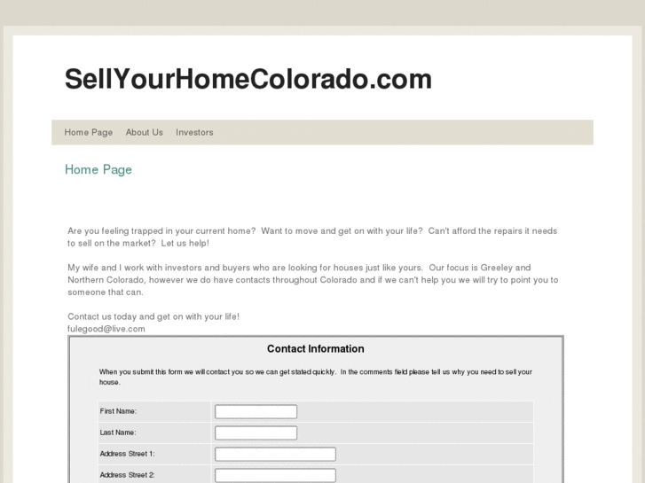 www.sellyourhomecolorado.com