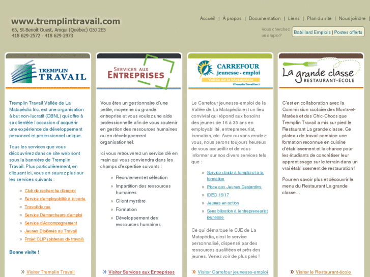 www.tremplintravail.com