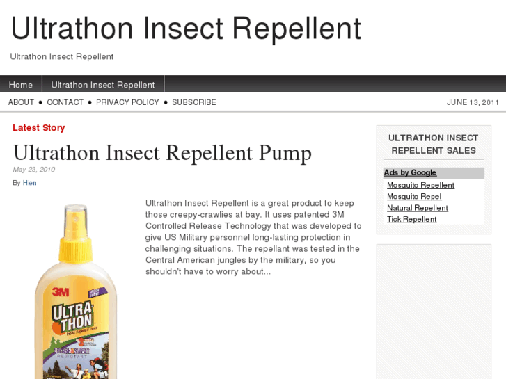 www.ultrathoninsectrepellent.com