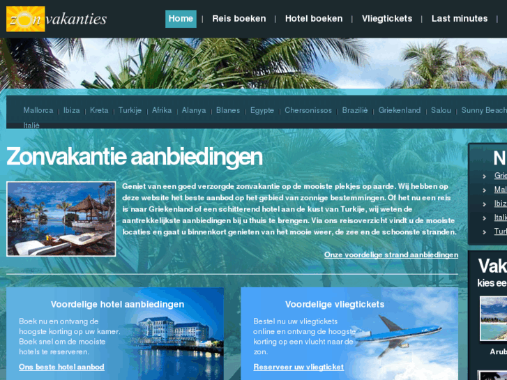 www.zonvakantiesite.nl