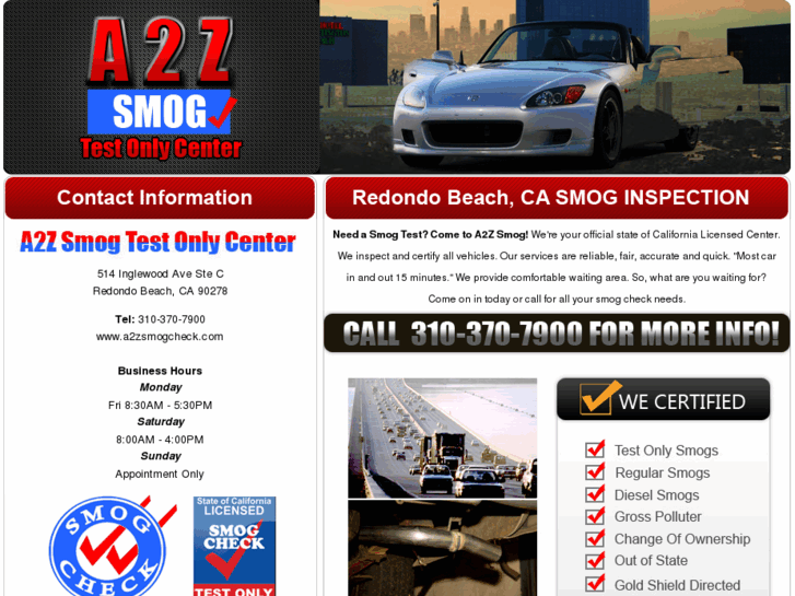 www.a2zsmogcheck.com