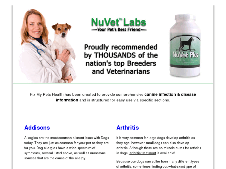 www.fixmypetshealth.com