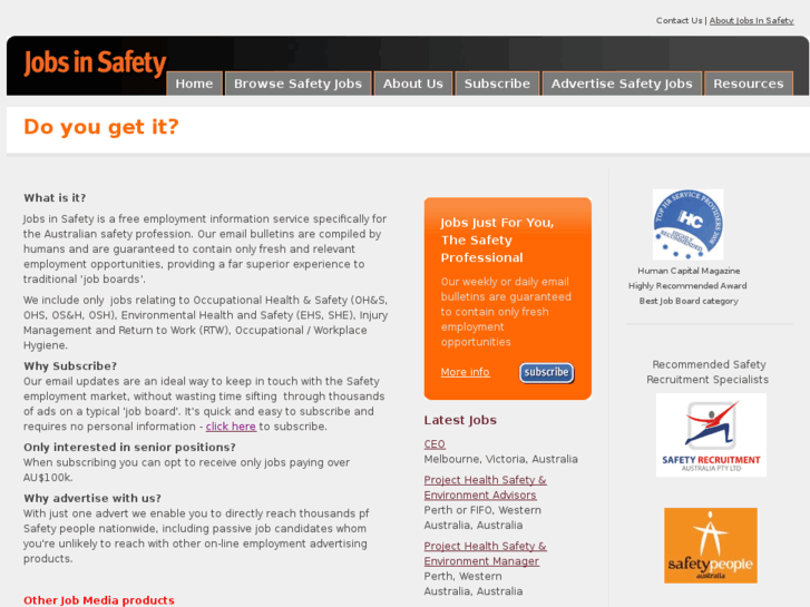 www.jobsinsafety.com.au