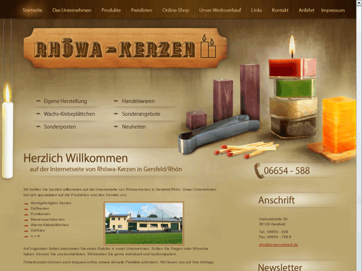www.kerzenverkauf.com