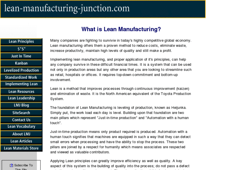 www.lean-manufacturing-junction.com