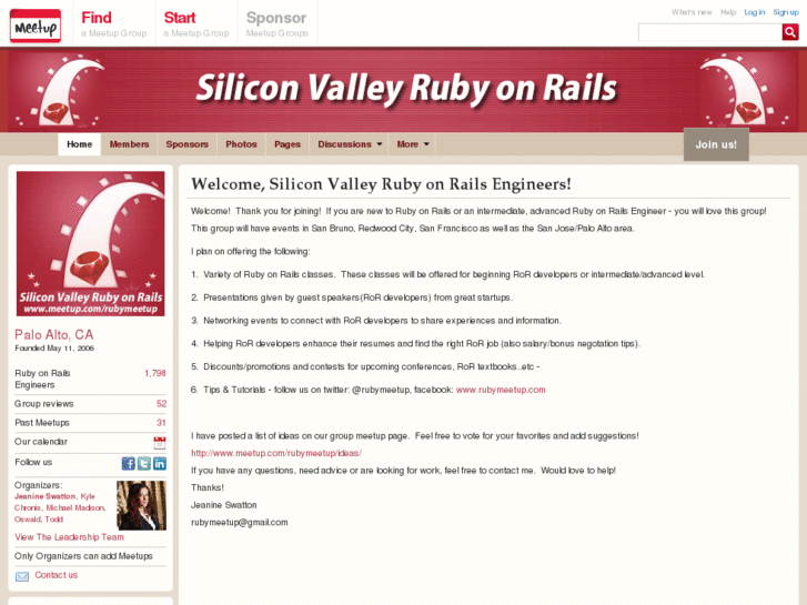 www.rubymeetups.com