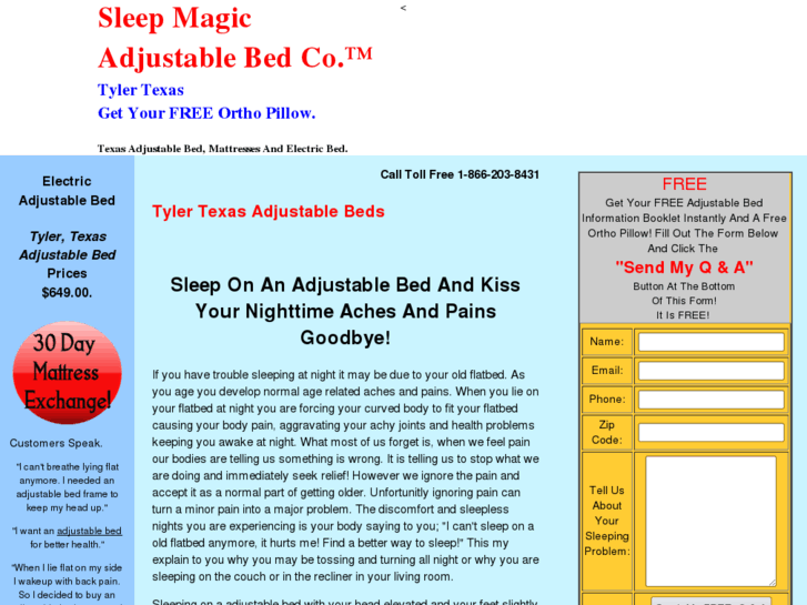 www.adjustablebedrelief.com