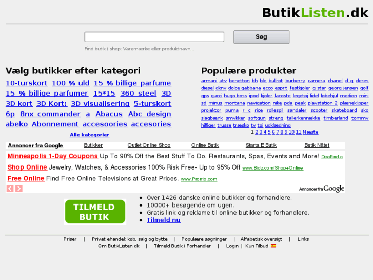 www.butiklisten.dk