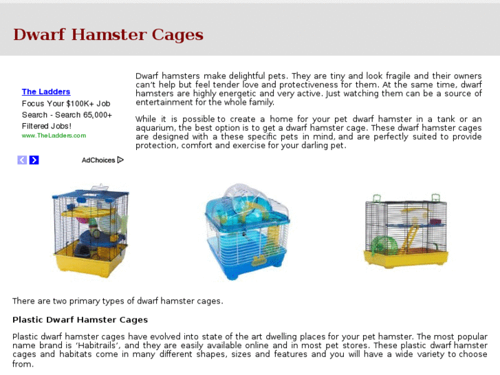 www.dwarfhamstercages.com