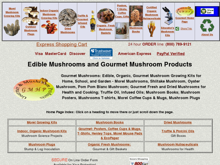 www.gourmet-edible-mushrooms.com