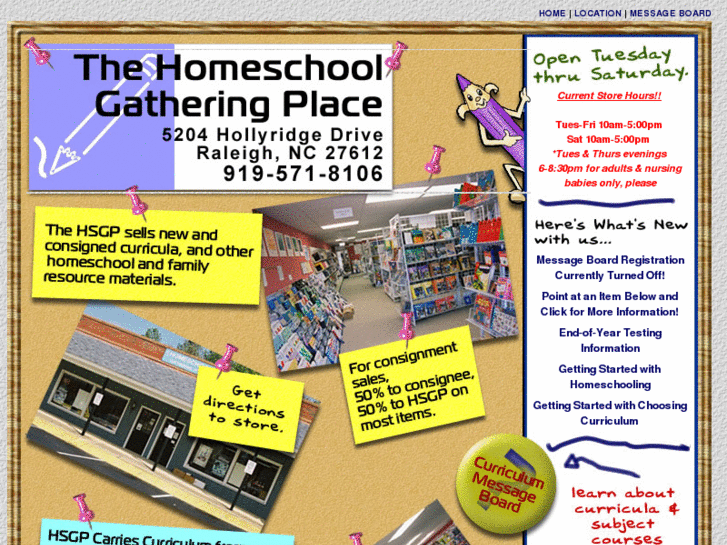 www.homeschoolgatheringplace.com