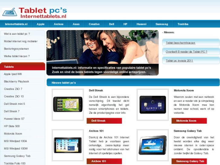 www.internettablets.nl