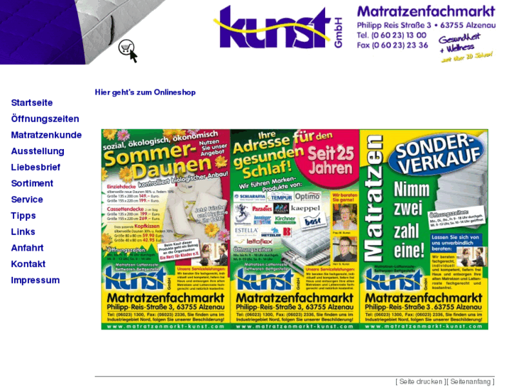 www.matratzenmarkt-kunst.com