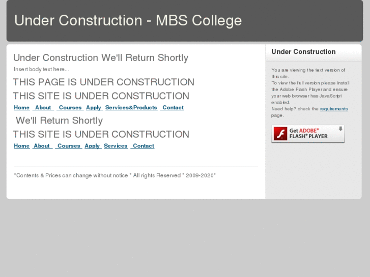 www.mbscollege.com